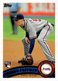 2011 Freddie Freeman Topps ROOKIE RC #145 Atlanta Braves 5