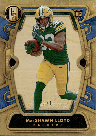 2024 MarShawn Lloyd Panini Gold Standard SAPPHIRE ROOKIE 03/10 RC #150 Green Bay Packers