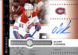 2024-25 Oliver Kapanen Upper Deck Ultimate EMBLEMS ROOKIE AUTO AUTOGRAPH RC #UER-OK Montreal Canadiens