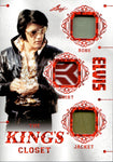 2024 Elvis Presley Leaf Icons Collection HOLO RED FOIL THE KING'S CLOSET TRIPLE ROBE JACKET SHIRT 17/50 WARDROBE #TKC-6
