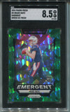 2024 Drake Maye Panini Prizm GREEN ICE PRIZM EMERGENT ROOKIE RC SGC 8.5 #4 New England Patriots 1301