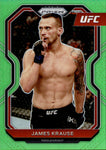 2021 James Krause Panini Prizm UFC NEON GREEN ROOKIE 64/75 RC #34 Middleweight