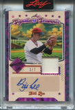2025 Bill Lee Leaf Seasons In The Sun PINK FOIL SIGNATURE SOUVENIR JERSEY AUTO 3/7 AUTOGRAPH RELIC #SSO-BL1 Boston Red Sox