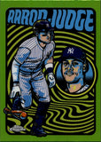 2024 Aaron Judge Topps Chrome GREEN REFRACTOR ULTRA VIOLET ALL-STARS SP #UV4 New York Yankees