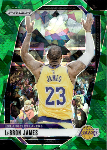2024-25 Lebron James Panini Prizm GREEN ICE Los Angeles Lakers #130