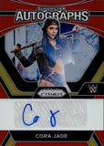 2024 Cora Jade Panini Prizm WWE RED SUPERSTAR AUTO 67/99 AUTOGRAPH #SA-CJD NXT