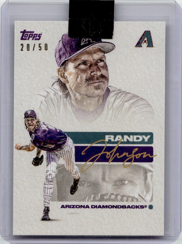 2021 Randy Johnson Topps Bunt20 PACK REDEMPTION 20/50 #NA Arizona Diamondbacks HOF