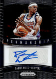 2019-20 Darius Miles Panini Prizm PENMANSHIP AUTO AUTOGRAPH #PM-DML Los Angeles Clippers