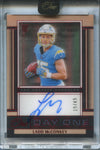 2024 Ladd McConkey Panini One ROOKIE RED DAY ONE AUTO 19/49 AUTOGRAPH RC #135 Los Angeles Chargers