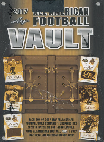 *LAST BOX* 2017 Leaf US Army All-American Football Vault Hobby, Box