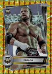 2025 Triple H Topps Chrome WWE GOLD GEOMETRIC REFRACTOR 29/50 #22 WWE Legend