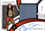 2022 Queen Zelina Panini Immaculate PREMIUM MATERIAL SHIRT AUTO 88/99 AUTOGRAPH RELIC #PM-QZL Monday Night Raw