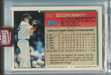 2023 Jim Abbott Topps Archives Signature Series AUTO 25/28 AUTOGRAPH #350 New York Yankees