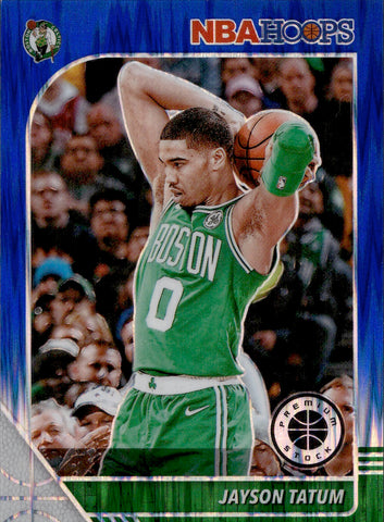 2019-20 Jayson Tatum Panini NBA Hoops Premium Stock BLUE SHOCK 44/49 #6 Boston Celtics