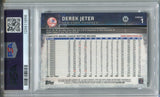 2015 Derek Jeter Topps Chrome PRISM REFRACTOR PSA 10 #1 New York Yankees HOF 1856
