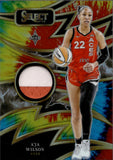 2025 A'ja Wilson Panini Select TIE-DYE SPARKS JERSEY RELIC PATCH 25/25 Las Vegas Aces #SP-AW