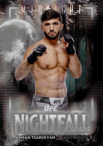 2025 Arman Tsarukyan Topps Midnight NIGHTFALL #NF-17 Lightweight