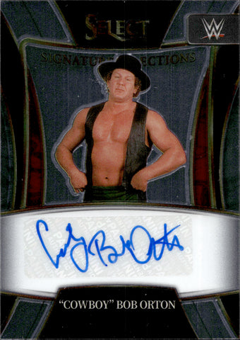2022 Cowboy Bob Orton Panini Prizm WWE SIGNATURE SELECTIONS AUTO AUTOGRAPH #SN-CBO WWE Legend 3