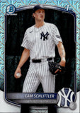 2025 Cam Schlitter Bowman Chrome 1ST BOWMAN MEGA BOX MOJO #BCP-166 New York Yankees