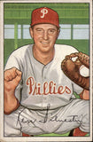 1952 Ken Silvestri Bowman #200 Philadelphia Phillies BV $15