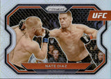 2021 Nate Diaz Panini Prizm UFC HOLO SILVER #115 Welterweight