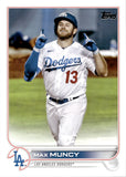 2022 Max Muncy Topps Series 2 SP IMAGE VARIATION #572 Los Angeles Dodgers