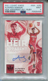 2021-22 Alperen Sengun Panini Court Kings ROOKIE HEIR APPARENT AUTO 05/99 AUTOGRAPH RC PSA 9 #HA-ASG Houston Rockets 0494