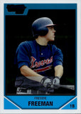 2007 Freddie Freeman Bowman Draft Picks and Prospects Chrome 1ST BOWMAN ROOKIE RC #BDPP12 Atlanta Braves 10