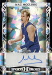 2024 Mac McClung Leaf Sports Heroes CRACKED ICE ROOKIE AUTO 37/39 AUTOGRAPH RC #BA-MMC Orlando Magic
