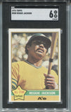 1976 Reggie Jackson Topps SGC 6 #500 Oakland A's HOF 0108