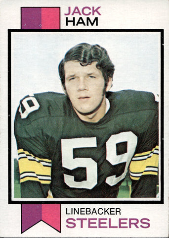 1973 Jack Ham Topps Pittsburgh Steelers #115 BV$60