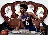2017-18 Julius Erving Panini Crown Royals CRYSTAL DIE CUT 84/99 #185 Philadelphia 76ers HOF