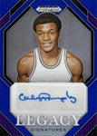 2024 Calvin Murphy Panini Prizm Draft Picks BLUE LEGACY SIGNATURES AUTO 056/149 #LS-CVM Houston Rockets HOF