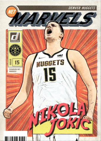 2019-20 Nikola Jokic Panini Donruss NET MARVELS #1 Denver Nuggets