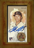 2023 Bo Naylor Topps Allen & Ginter ROOKIE MINI FRAMED AUTO AUTOGRAPH RC #MA-BN Cleveland Guardians