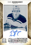 2017-18 Ivan Barbashec Upper Deck The Cup ROOKIE MASTERPIECES CYAN PRINTING PLATE AUTO 1/1 ONE OF ONE AUTOGRAPH RC #TRI-98 St. Louis Blues