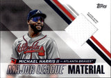 2024 Michael Harris II Topps Series 1 MAJOR LEAGUE MATERIAL JERSEY RELIC #MLM-MH Atlanta Braves