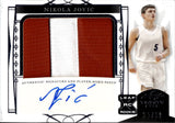 2023 Nikola Jovic Leaf Trinity ROOKIE JUMBO PATCH AUTO 25/99 AUTOGRAPH RELIC RC #PA-NJ1 Miami Heat