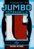 2024 Dikembe Mutombo Leaf In the Game Used PLATINUM BLUE JUMBO PATCH 3/3 RELIC #JM-9 Houston Rockets
