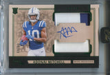 2024 Adonai Mitchell Panini One GREEN ROOKIE DUAL PATCH AUTO 44/45 AUTOGRAPH RELIC #37 Indianapolis Colts
