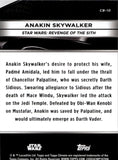 2025 Anakin Skywalker Topps Smugglers Outpost TOPPS CHROME BLACK #CB-10