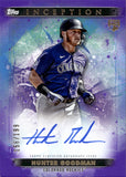 2024 Hunter Goodman Topps Inception PURPLE ROOKIE & EMERGING STARS AUTO 156/199 AUTOGRAPH RC #BRES-HG Colorado Rockies
