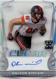 2023 Dalton Kincaid Leaf Trinity CLEAR ROOKIE AUTO 18/25 AUTOGRAPH RC #CA-DK1 Buffalo Bills