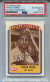1990 Frank Torre Sweel BASEBALL GREATS PSA/DNA AUTHENTIC AUTO AUTOGRAPH #74 Philadelphia Phillies 3702