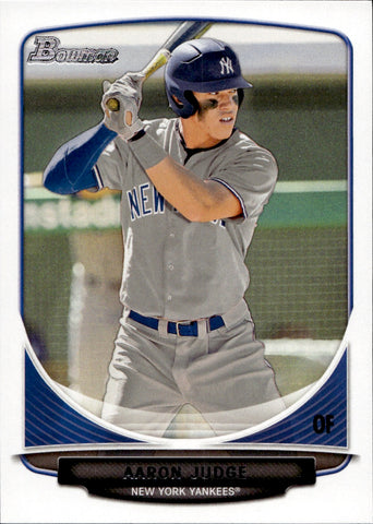 2013 Aaron Judge Bowman ROOKIE RC #BDPP19 New York Yankees 3