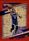 2021-22 Tyrese Haliburton Panini Donruss Choice RED 38/99 #43 Sacramento Kings