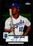 2021 Jorge Soler Topps Chrome Platinum Anniversary AUTO Kansas City Royals #PA-JS