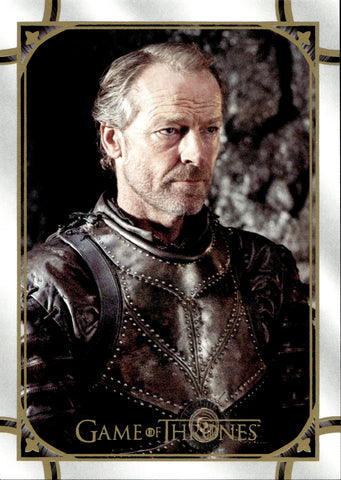 2021 Jorah Mormont Rittenhouse Game of Thrones THE IRON ANNIVERSARY GOLD 52/99 #189