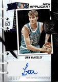 2025 Liam McNeeley Topps ROOKIE NEW APPLICANT AUTO AUTOGRAPH RC #NA-LM Charlotte Hornets