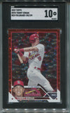 2023 Tommy Edman Topps Series 1 RED FOILBOARD 198/199 SGC 10 #294 St. Louis Cardinals 6527
